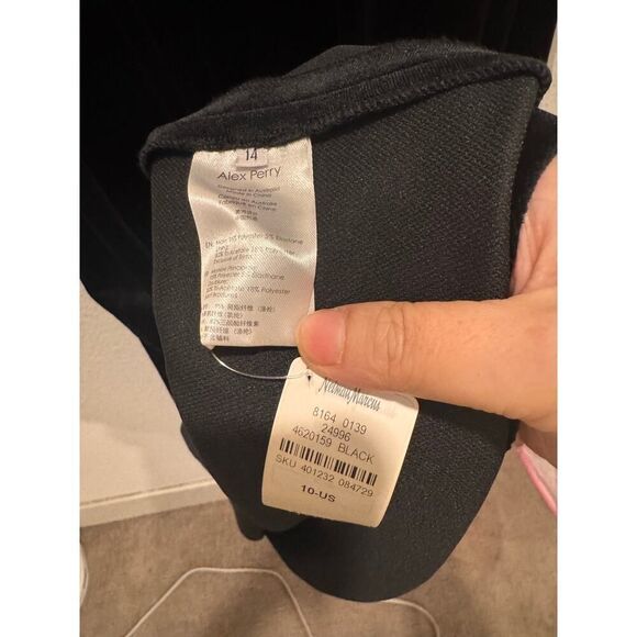 ALEX PERRY Patten Velvet Sweetheart Teacup Glove Dress AU14(US10) - Picture 12 of 12